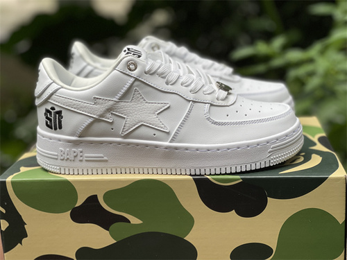 Original class_ air force low_ BAPE alliance. Pure white_ full code shipment 36 --- 45-62fcd334